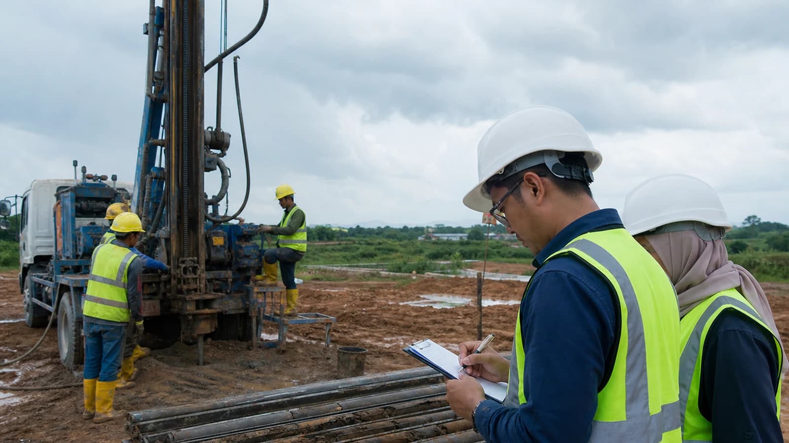 Menghitung Daya Dukung Tanah (qa) Untuk Pijakan Crane
